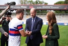 Prince and Princess of Wales surprise Sir Kevin Sinfield at final MND challenge