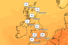 UK forecast: Unseasonably warm weather to bring highs of 27C today