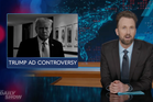 Late-night host compares Trump’s taxpayer-funded ads to nearly identical ‘24 campaign