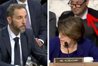 Excited staffer goes viral as senator bursts Republican conspiracy theory