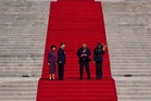 11 minutes on the steps: How an AP photographer framed Trump and Xi’s red-carpet shot
