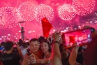 Photos show celebrations and protests marking China's National Day
