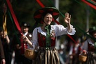 Oktoberfest women offered free shorts to guard against upskirting videos