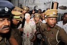 Sri Lanka's former first lady is arrested on corruption allegations