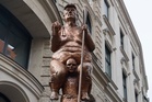Satirical statue of a naked Trump unveiled at European Parliament in Strasbourg