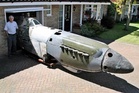 Spitfire fuselage that was kept in man’s garage for 20 years fetches £18,000 at auction