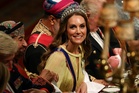 Kate pairs yellow Elie Saab gown with iconic Princess Diana tiara at lavish Oman state banquet