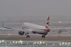 Storm Boelo: Planes battle strong winds as they attempt to land at Heathrow