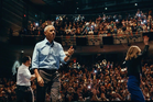 The internet can't get enough of Obama tossing a mic after Michigan rally