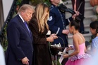 Donald Trump avoids another infamous Minions moment at White House Halloween event following last rally before midterms