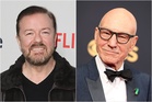 Ricky Gervais recalls Patrick Stewart’s unforgettable Extras cameo that took 45 takes