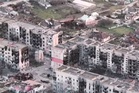 Desperate residents evacuate devastated Russian-occupied Oleshky by bus
