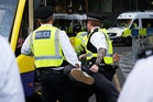More than 100 arrested outside US embassy after supporting Palestine Action