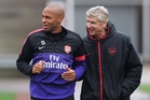 Thierry Henry and Arsene Wenger react to Arsenal ending their 22-year wait for Premier League title