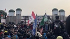 Workers, University Students Protest Outside Indonesian Parliament Demanding Labor, Anti Corruption Reforms
