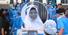 Hajjah Normah terima walk of honour Hospital Sungai Buloh
