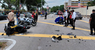 Anggota trafik patah tangan, kaki dirempuh pemandu lari sekatan jalan raya