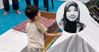 Sayu anak kecil ketuk keranda, cari ibu yang meninggal dunia akibat kanser