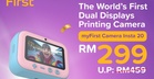 myFirst Brings the World’s First Dual-Display Printing Camera for Kids to Malaysia—Now at RM299 for a Limited Time