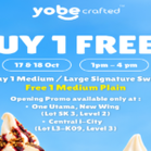 Yobe Malaysia Opens at 1 Utama & Central i-City Buy 1 Free 1 Frozen Yoghurt Treats