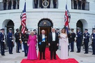 ‘Two kings’: praise and a royal crush as Trump hosts Charles