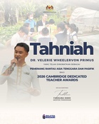 Teacher in Sabah wins Cambridge Dedicated Teacher Awards