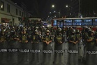 Hundreds march in Peru against right-wing presidential candidate