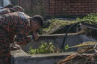 Search operation expands for girl swept away in drain