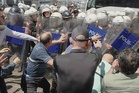 Turkey opposition protest turns violent as police fire tear gas