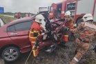 Man killed in two-vehicle crash in Sibu