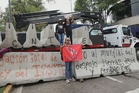 Protesters block road to Mexico City’s World Cup stadium