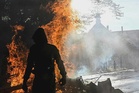 G7 protest turns from carnival to violent stand-off