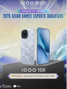 iQOO 15R Named Official Gaming Phone for 2026 Asian Games Esports Qualifiers: Honor of Kings