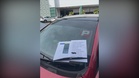 Motorist prints plea on windscreen after parking app outage prevents payment