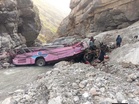 At least 40 dead after bus falls into ravine in western Pakistan