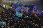 Thousands welcome Argentina squad home without Messi