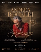 Andrea Bocelli Celebrates 30 Years Anniversary Tour of Romanza with Two Spectacular Concerts in Indonesia