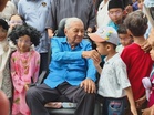 Children steal the show with Tun Dr. Mahathir Mohamad, Tun Dr. Siti Hasmah Mohd Ali cosplay at Langkawi event