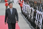 Myanmar ex-junta chief on first Thailand trip as civilian leader