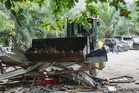 DBKL demolishes illegal structure at Taman OUG car park site