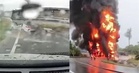 Two feared burnt after fuel tanker, car catch fire in Temerloh