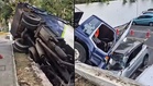 Rubbish lorry crashes, crushes three cars at Pantai Hillpark