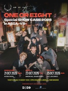 ONE OR EIGHT Set to Ignite Southeast Asia with “Special SHOW CASE 2026 in ASIA -V8-” This October