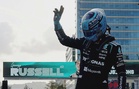 Russell takes Azerbaijan GP pole, Antonelli crashes out