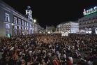 Housing protesters camp in central Madrid after mass demonstration