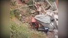 Lori kapasiti satu tan terjunam ke kawasan tanah runtuh, dua selamat 