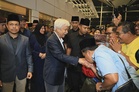 Tuanku Muhriz thanks supporters upon return at KLIA
