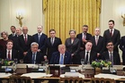 Trump touts self-regulation at AI bosses lunch