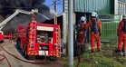 Fire razes nine factory lots in Bercham, man injured