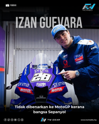 Izan Guevara Kurang Bernasib Baik
